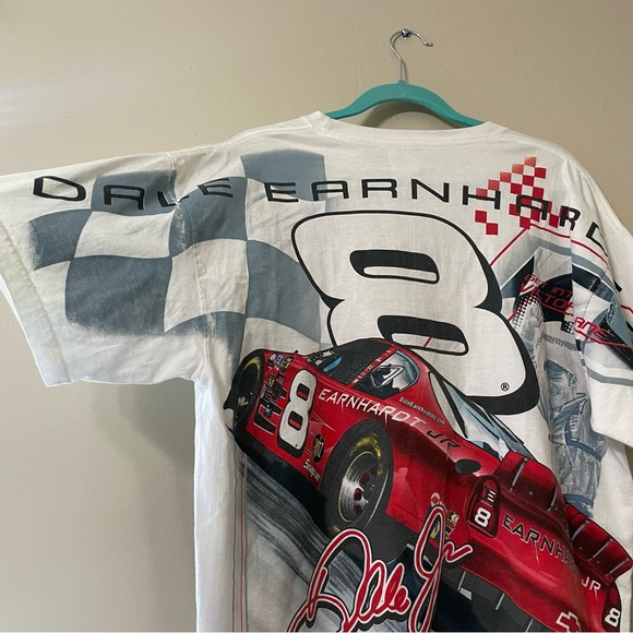 Dale Earnhardt Jr. All Over Print Front and Back Graphic Tee Size Medium - Picture 4 of 11